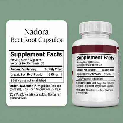 Organic Beet Root - Oral Nitric Oxide Activator