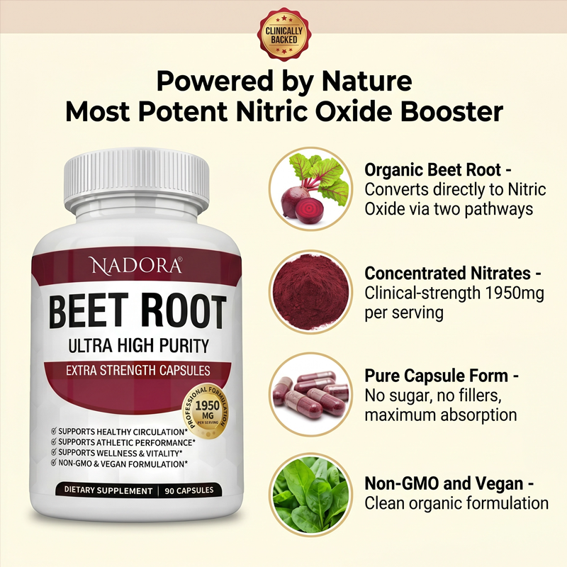Organic Beet Root - Oral Nitric Oxide Activator