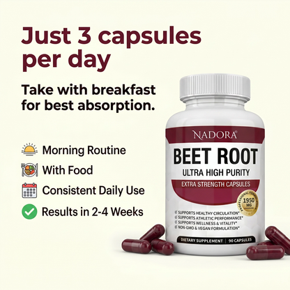 Organic Beet Root - Oral Nitric Oxide Activator
