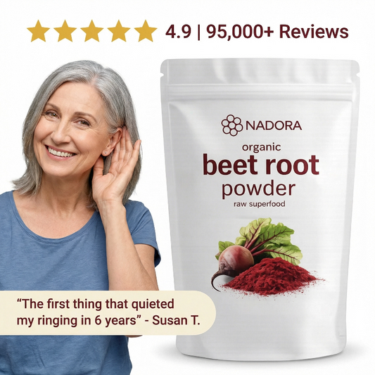 Nadora Beetroot Powder Supports Healthy Hearing